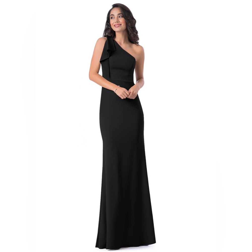 AZAZIE RINNA black bridesmaid dress